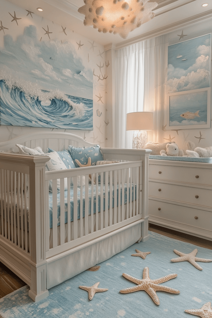 29 Coastal Baby Room Ideas That Capture the Charm and Calm of the Coast 27 Coastal Baby Room