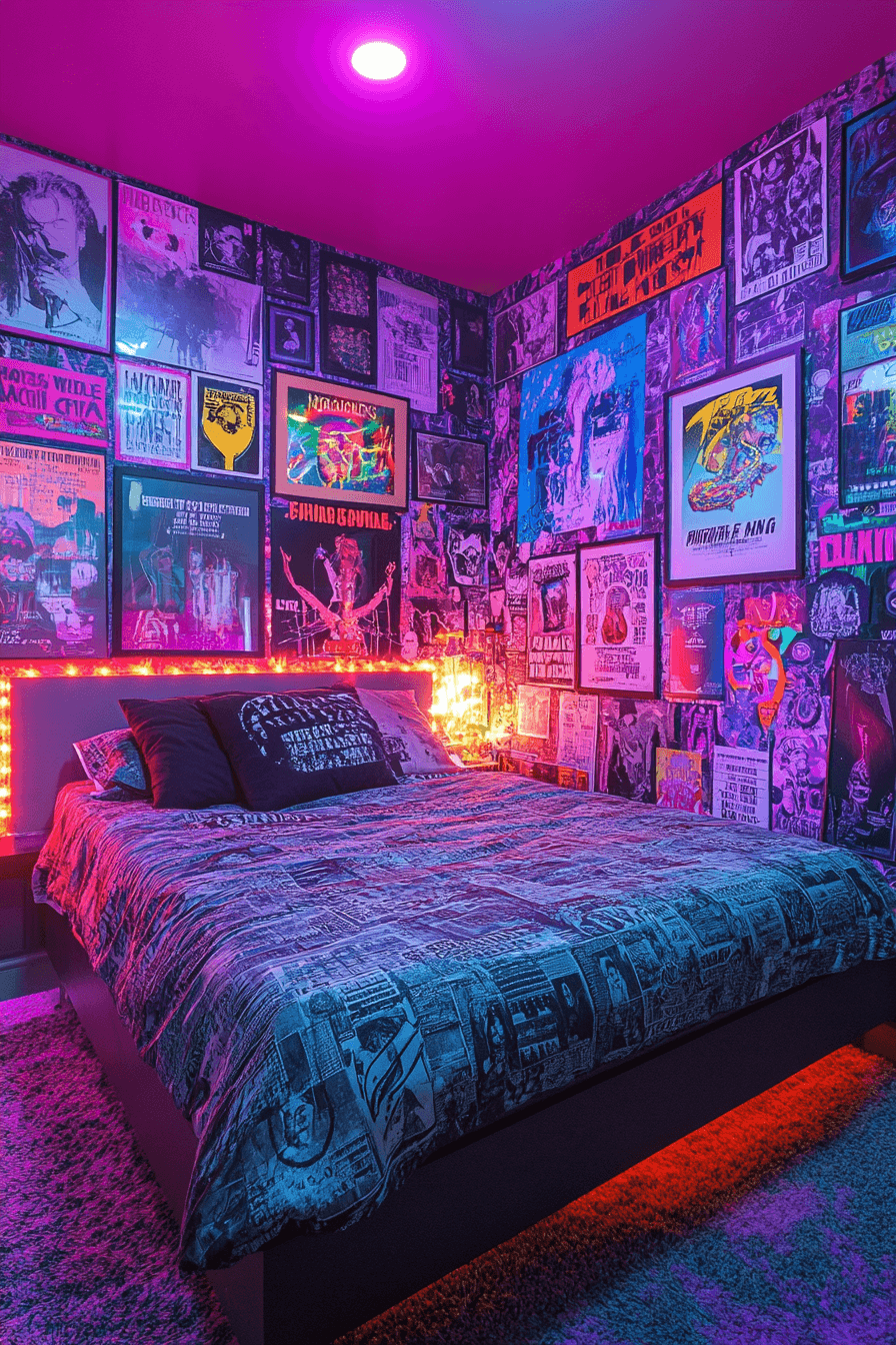 29 Grunge Bedroom Ideas to Add a Touch of Attitude and Comfort 28 Grunge Bedroom