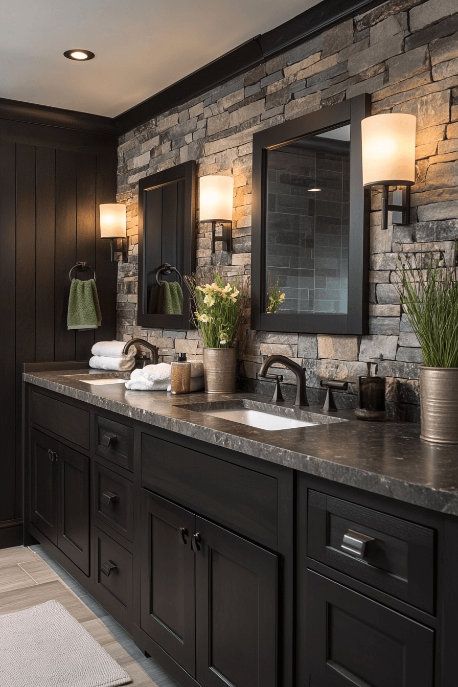 29 Moody Bathroom Ideas to Create a Perfectly Luxurious Bathroom Oasis 29 moody bathroom