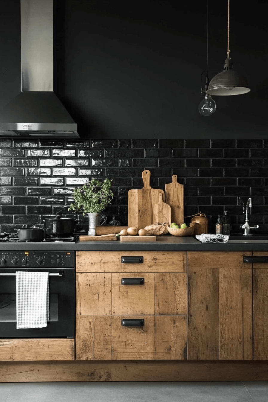 29 Moody Kitchen Designs to Create a Perfectly Cozy Cooking Haven 29 moody kitchen