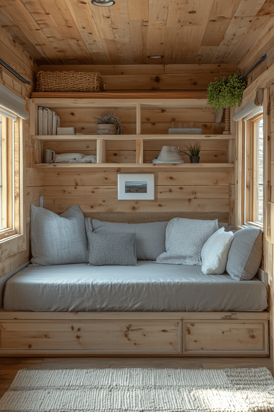 29 Tiny Cabins Interiors That Prove Small Spaces Can Be Stunning 3 Tiny Cabins Interiors