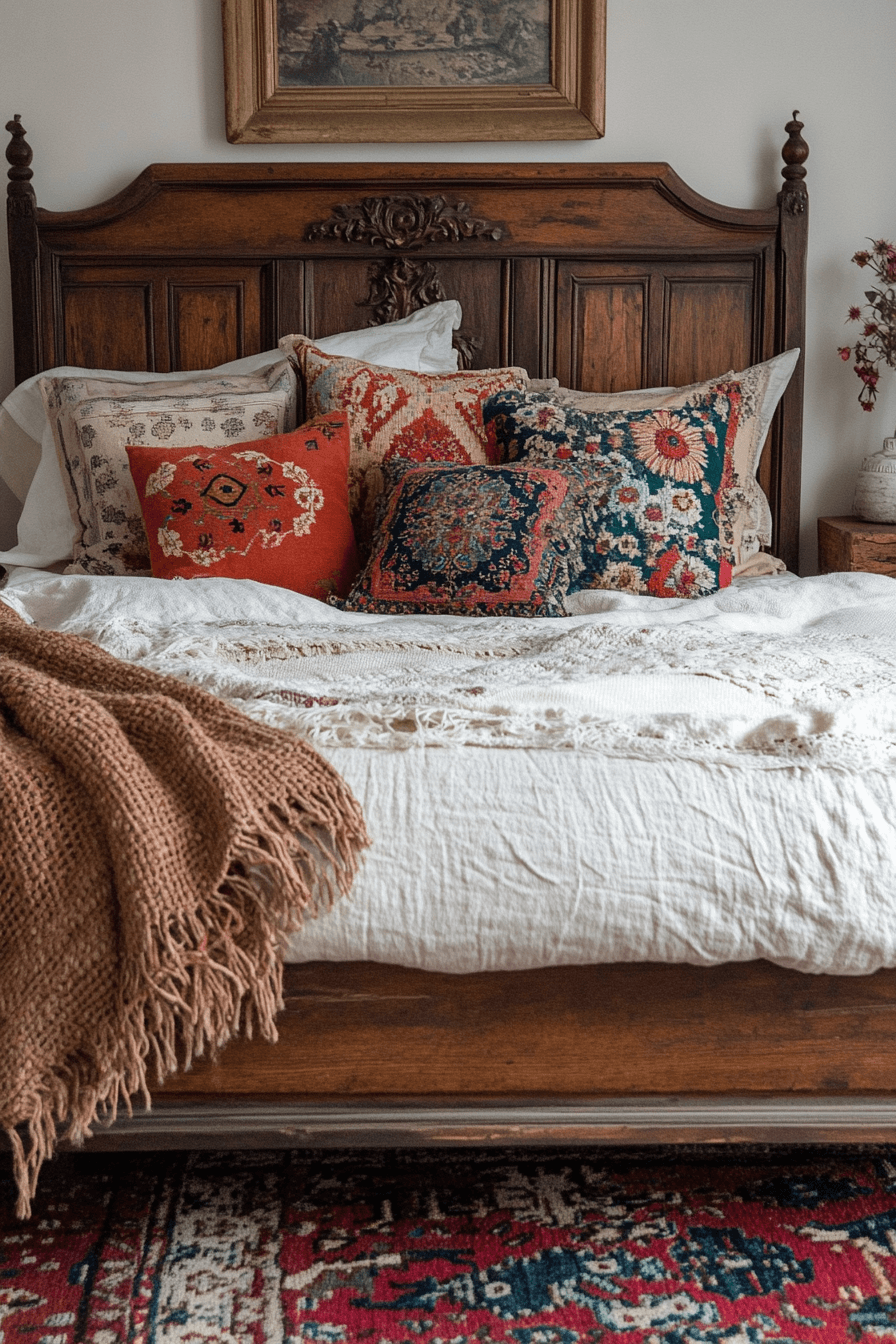 29 Boho Vintage Bedroom Ideas to Create a Perfectly Eclectic Vibe 3 boho vintage bedroom