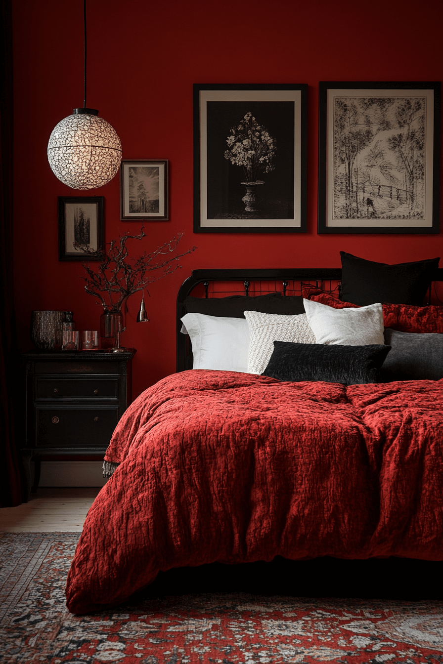 29 Moody Romantic Bedroom Inspirations to Set the Perfect Mood 3 moody romantic bedroom