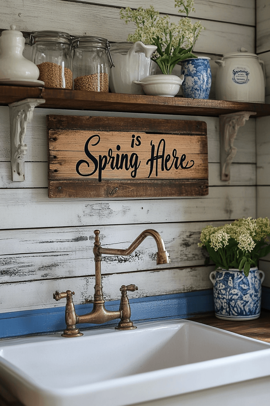 29 Farmhouse Spring Home Decor Ideas to Create a Peaceful Sanctuary 3 farmhouse spring home decor ideas