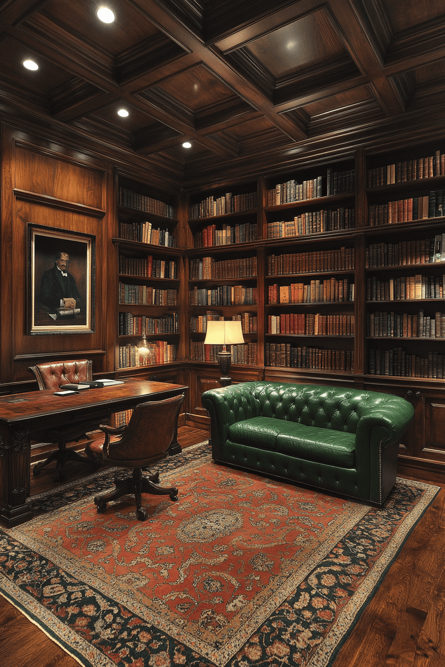 29 Moody Office Ideas to Create a Stylish and Productive Workspace 3 moody office