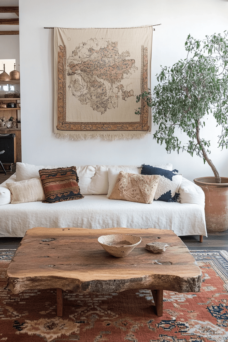 29 Boho Mid Century Modern Living Room Inspirations to Make Your Space Shine 4 boho mid century modern living room