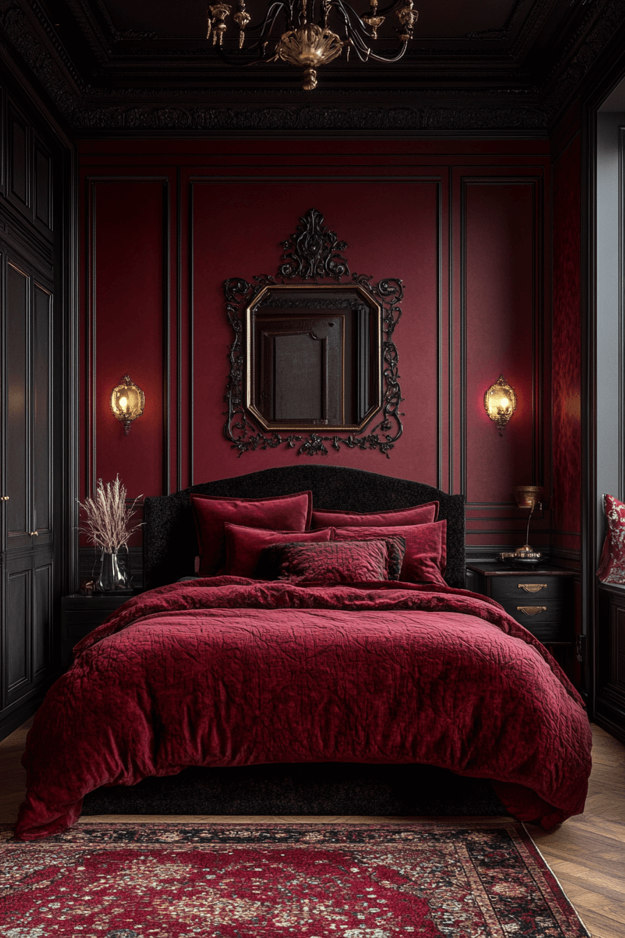 29 Moody Bedroom Inspirations for a Beautifully Dark and Cozy Vibe 4 moody bedroom