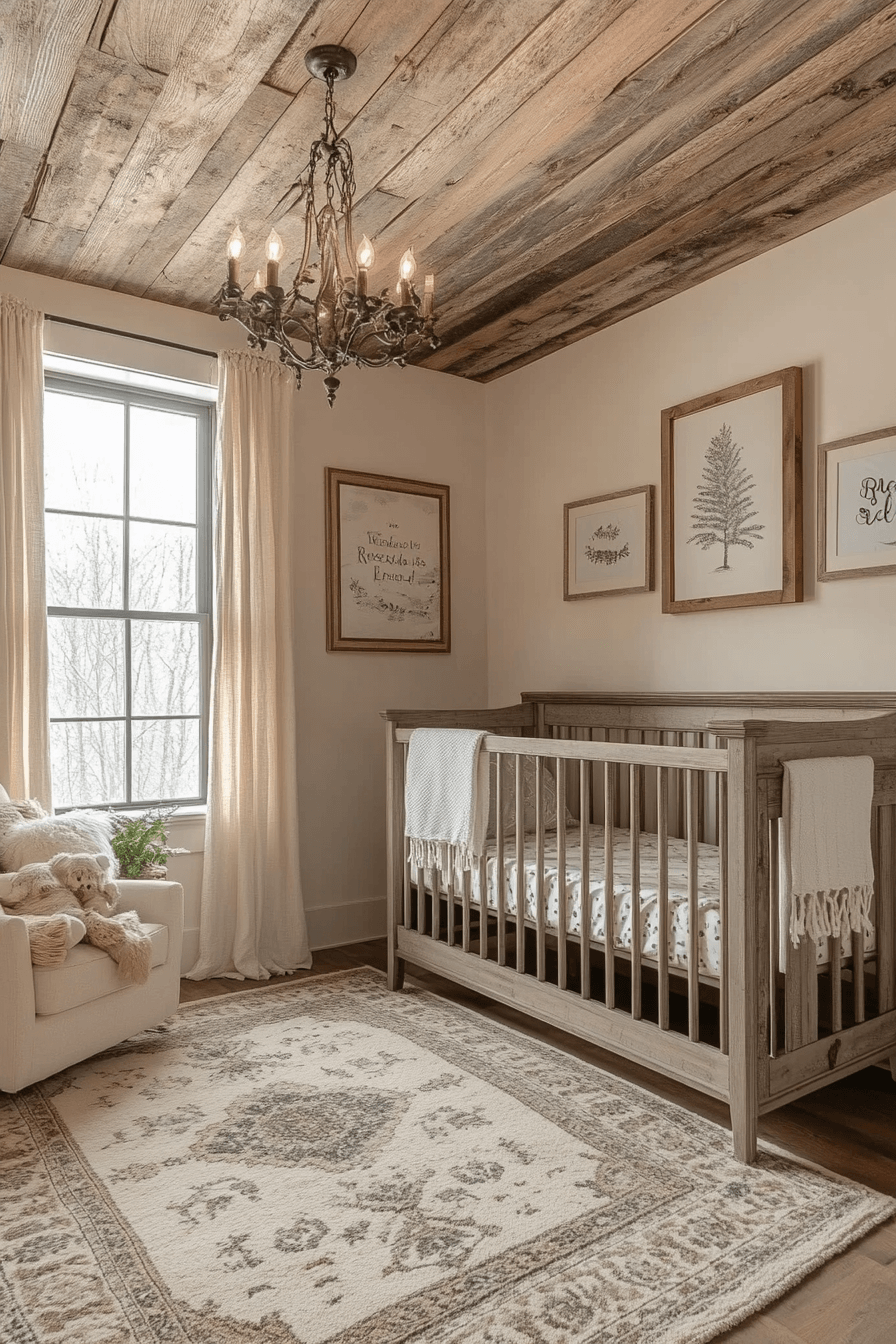 29 Rustic Farmhouse Baby Room Ideas for Adding Vintage Charm to Your Baby’s Space 4 Rustic Farmhouse Baby Room
