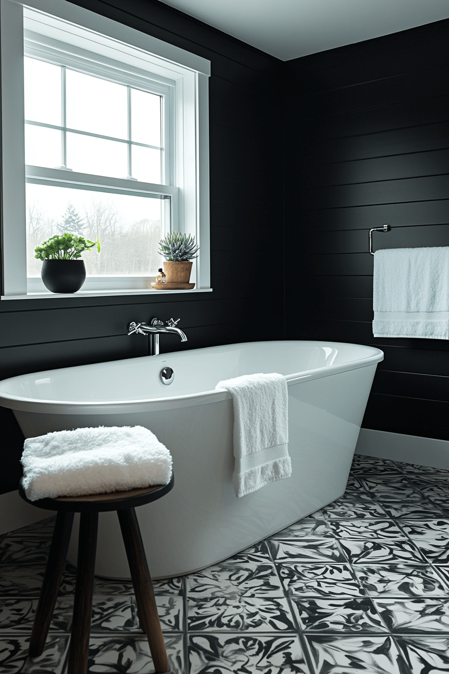 29 Moody Bathroom Ideas to Create a Perfectly Luxurious Bathroom Oasis 5 moody bathroom