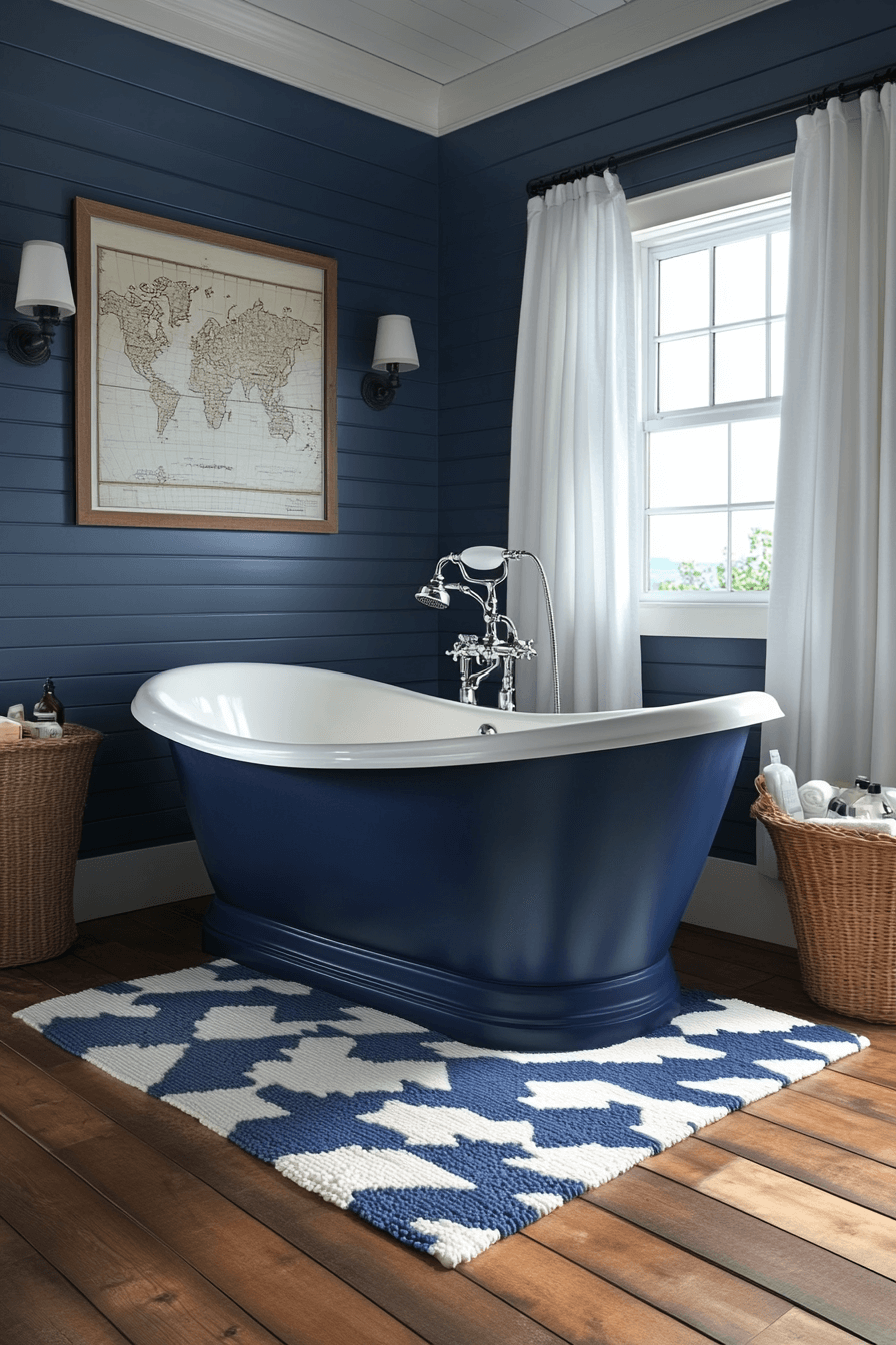 29 Coastal Bathroom Ideas to Make Your Bathroom Feel Like a Coastal Getaway 5 coastal bathroom