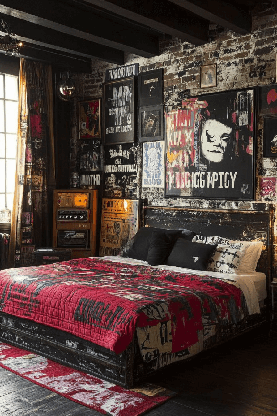29 Grunge Bedroom Ideas to Add a Touch of Attitude and Comfort 5 Grunge Bedroom