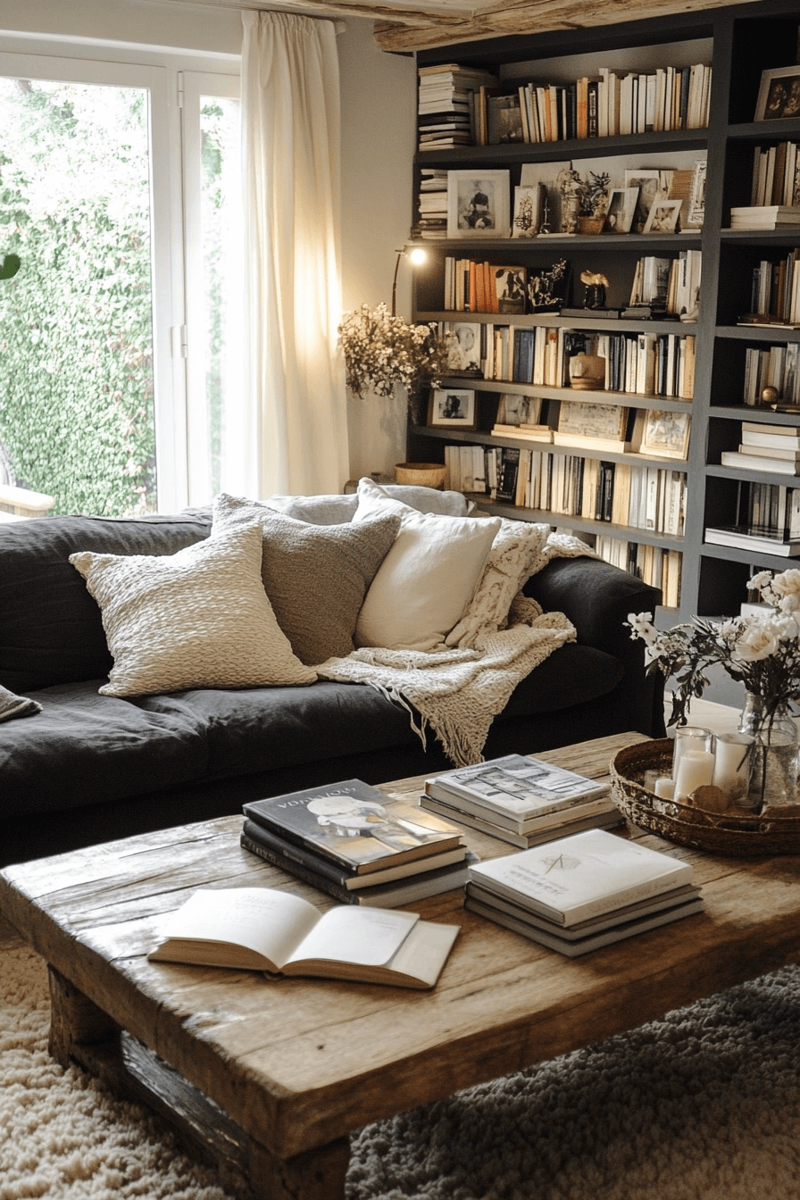 29 Charcoal Sofa Living Room Ideas to Bring Depth and Warmth to Your Home 5 Charcoal sofa living room