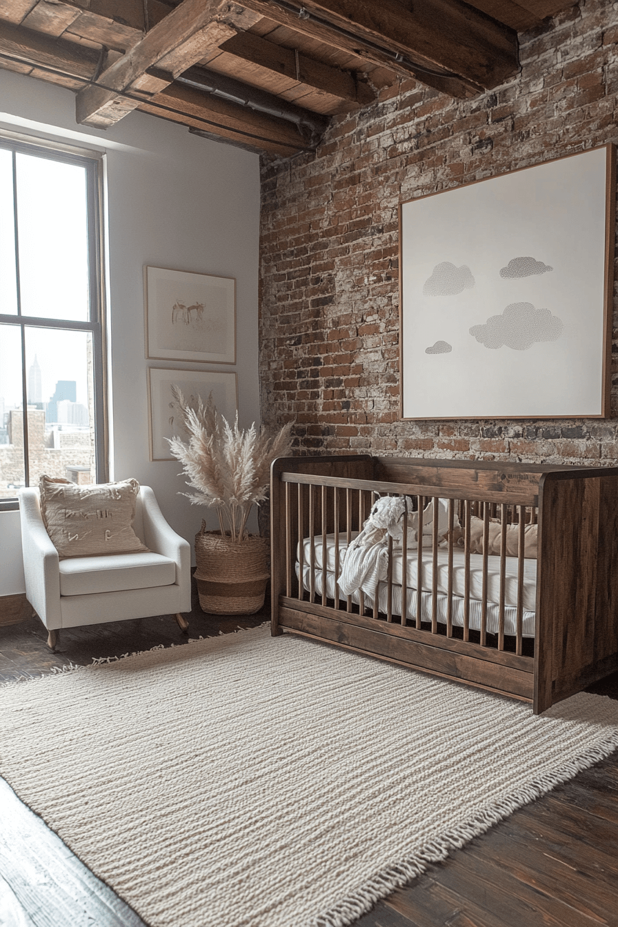 29 Industrial Chic Baby Room Ideas to Make Your Nursery Stand Out with Style 6 Industrial Chic Baby Room