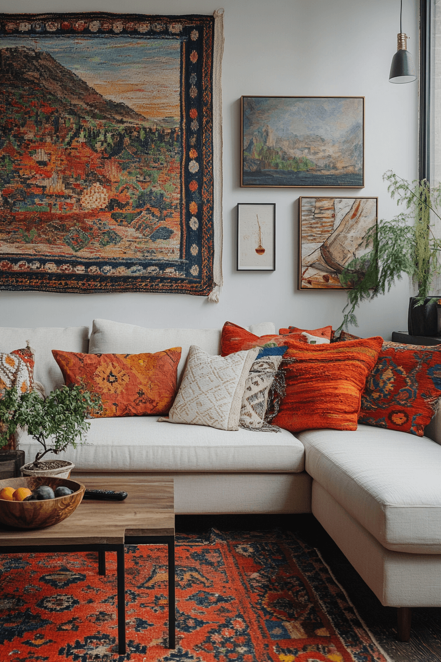 29 Boho Mid Century Modern Living Room Inspirations to Make Your Space Shine 6 boho mid century modern living room