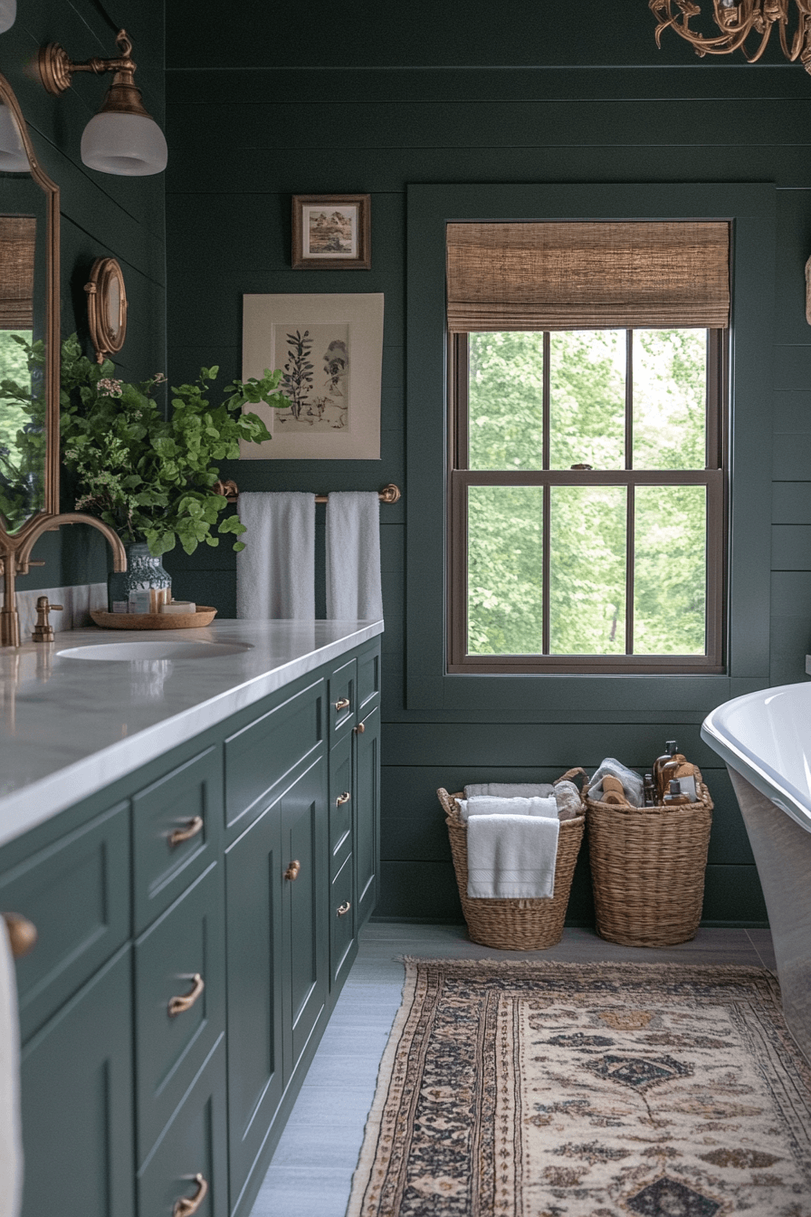 29 Moody Bathroom Ideas to Create a Perfectly Luxurious Bathroom Oasis 6 moody bathroom