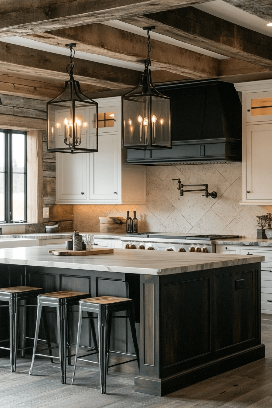 29 Moody Farmhouse Kitchen Ideas for a Bold and Beautiful Kitchen Makeover 6 moody farmhouse kitchen