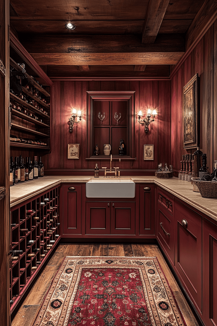 29 Moody Kitchen Designs to Create a Perfectly Cozy Cooking Haven 6 moody kitchen