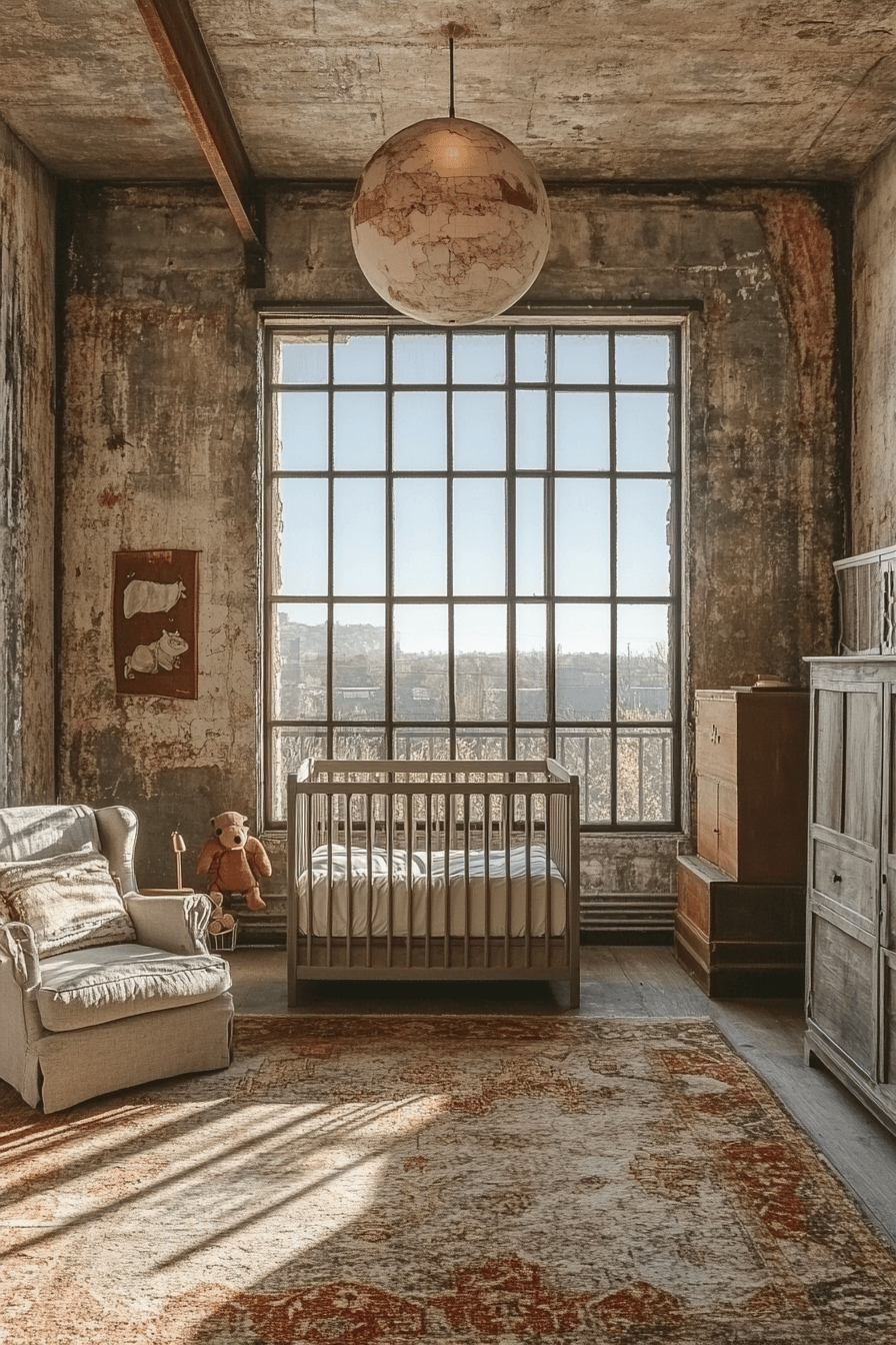29 Industrial Chic Baby Room Ideas to Make Your Nursery Stand Out with Style 7 Industrial Chic Baby Room