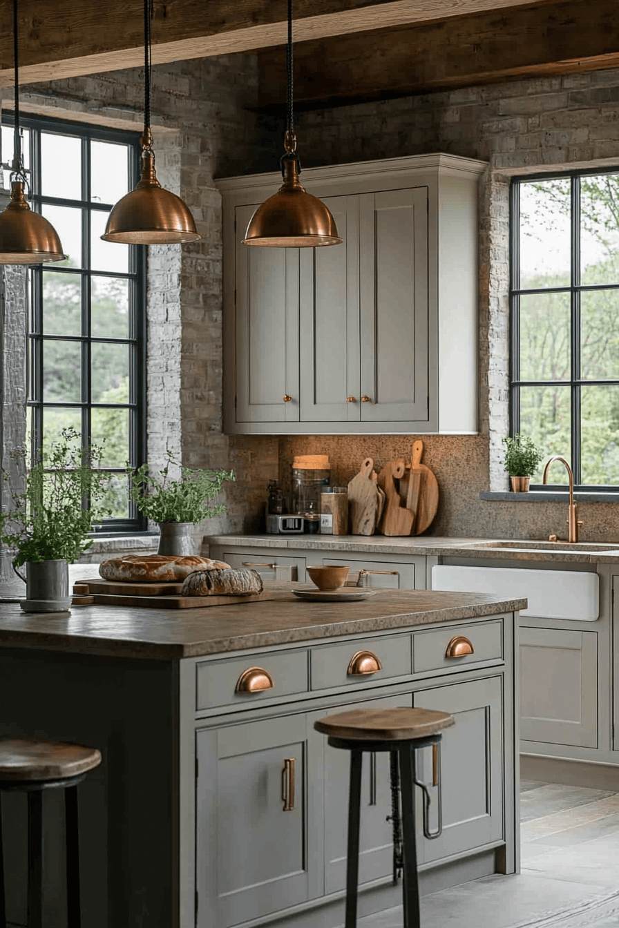29 Moody Farmhouse Kitchen Ideas for a Bold and Beautiful Kitchen Makeover 7 moody farmhouse kitchen
