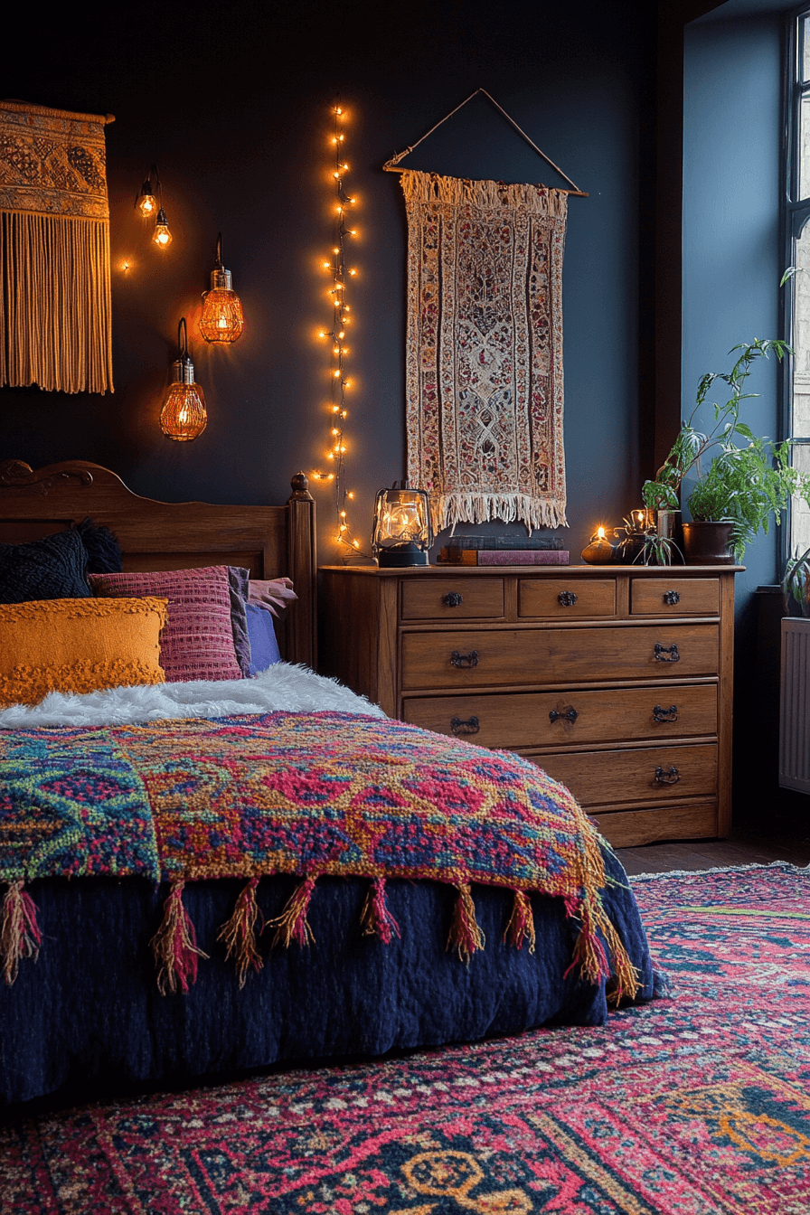 29 Boho Gothic Bedroom Inspirations to Create an Enchanting Ambiance 7 boho gothic bedroom