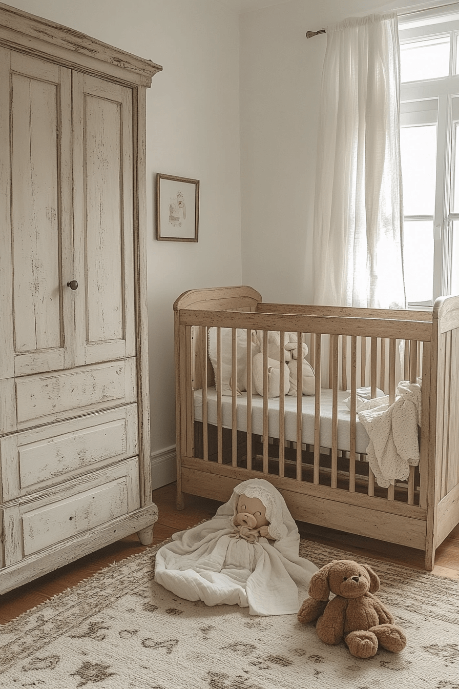29 Rustic Farmhouse Baby Room Ideas for Adding Vintage Charm to Your Baby’s Space 8 Rustic Farmhouse Baby Room