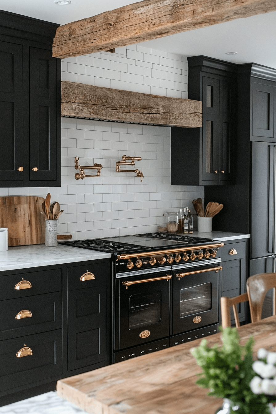 29 Moody Kitchen Designs to Create a Perfectly Cozy Cooking Haven 8 moody kitchen