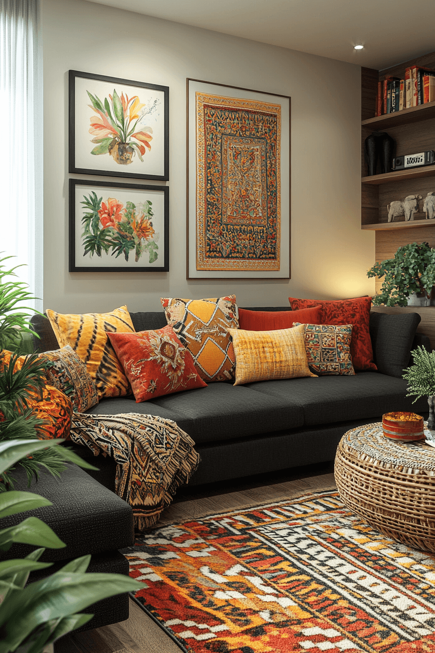 29 Charcoal Sofa Living Room Ideas to Bring Depth and Warmth to Your Home 9 Charcoal sofa living room