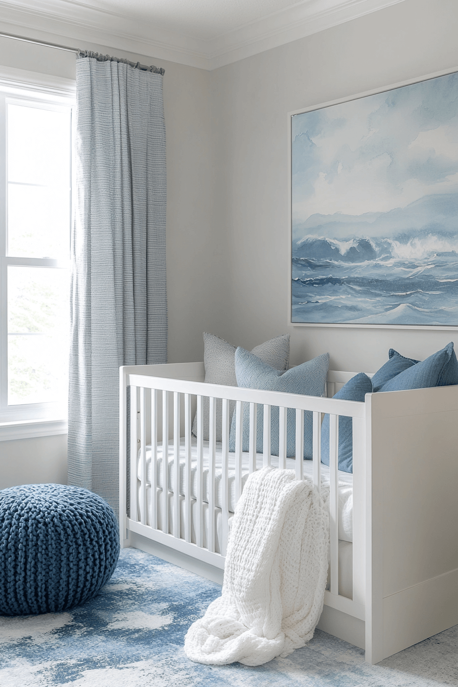 29 Coastal Baby Room Ideas That Capture the Charm and Calm of the Coast 9 Coastal Baby Room