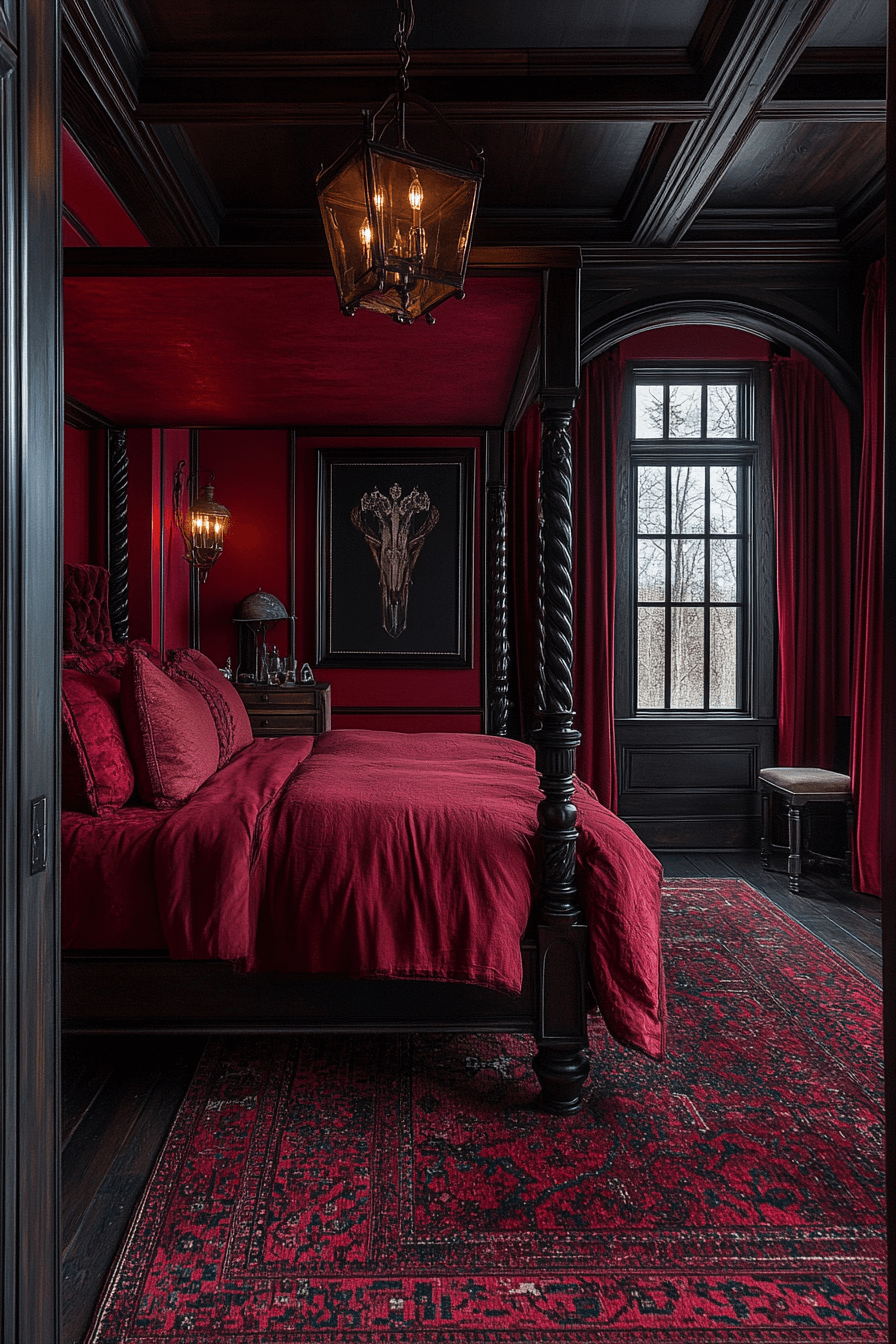 29 Moody Bedroom Inspirations for a Beautifully Dark and Cozy Vibe 9 moody bedroom