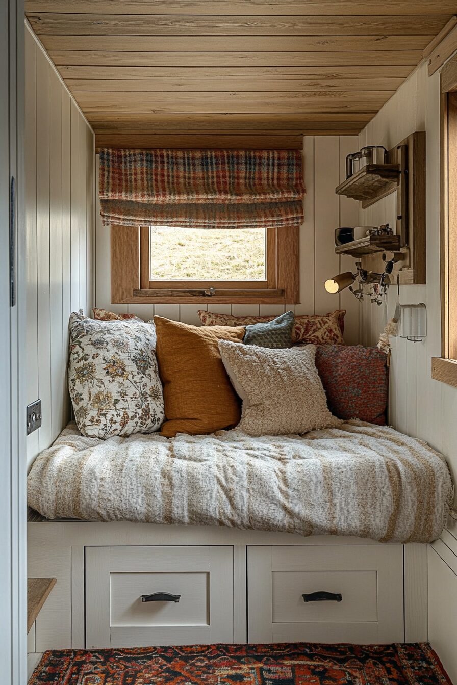 29 Tiny Cabins Interiors That Prove Small Spaces Can Be Stunning 2 Tiny Cabins Interiors