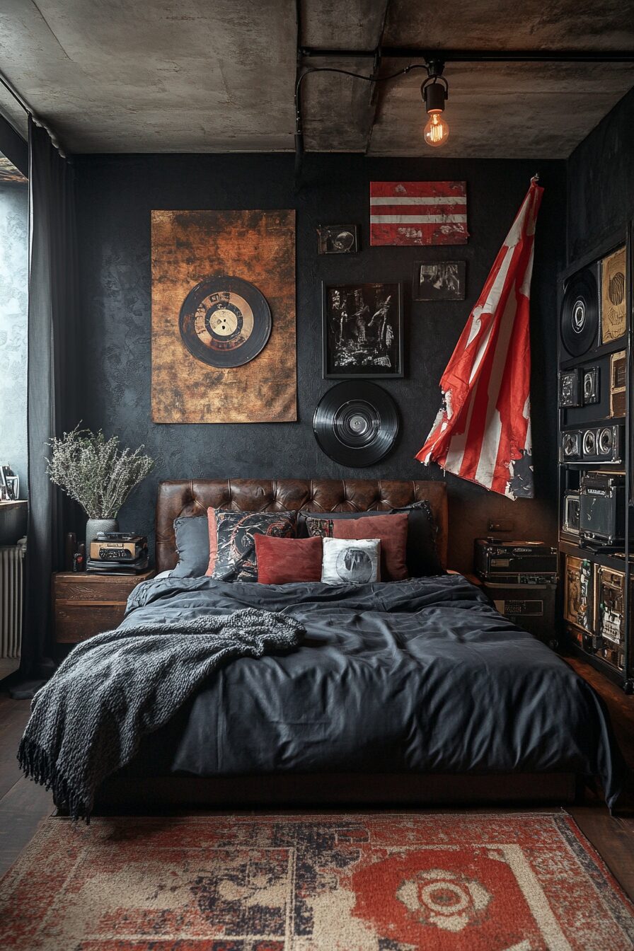 29 Grunge Bedroom Ideas to Add a Touch of Attitude and Comfort 25 Grunge Bedroom