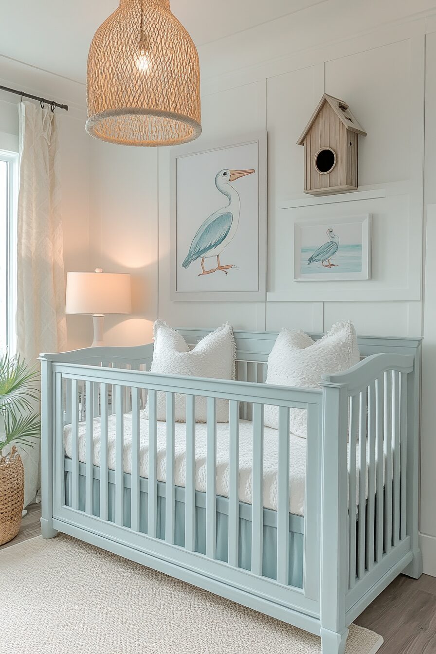 29 Coastal Baby Room Ideas That Capture the Charm and Calm of the Coast 24 Coastal Baby Room