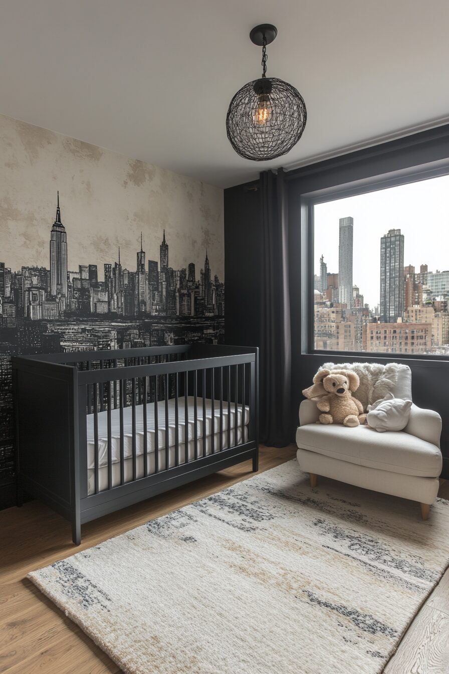 29 Industrial Chic Baby Room Ideas to Make Your Nursery Stand Out with Style 13 Industrial Chic Baby Room