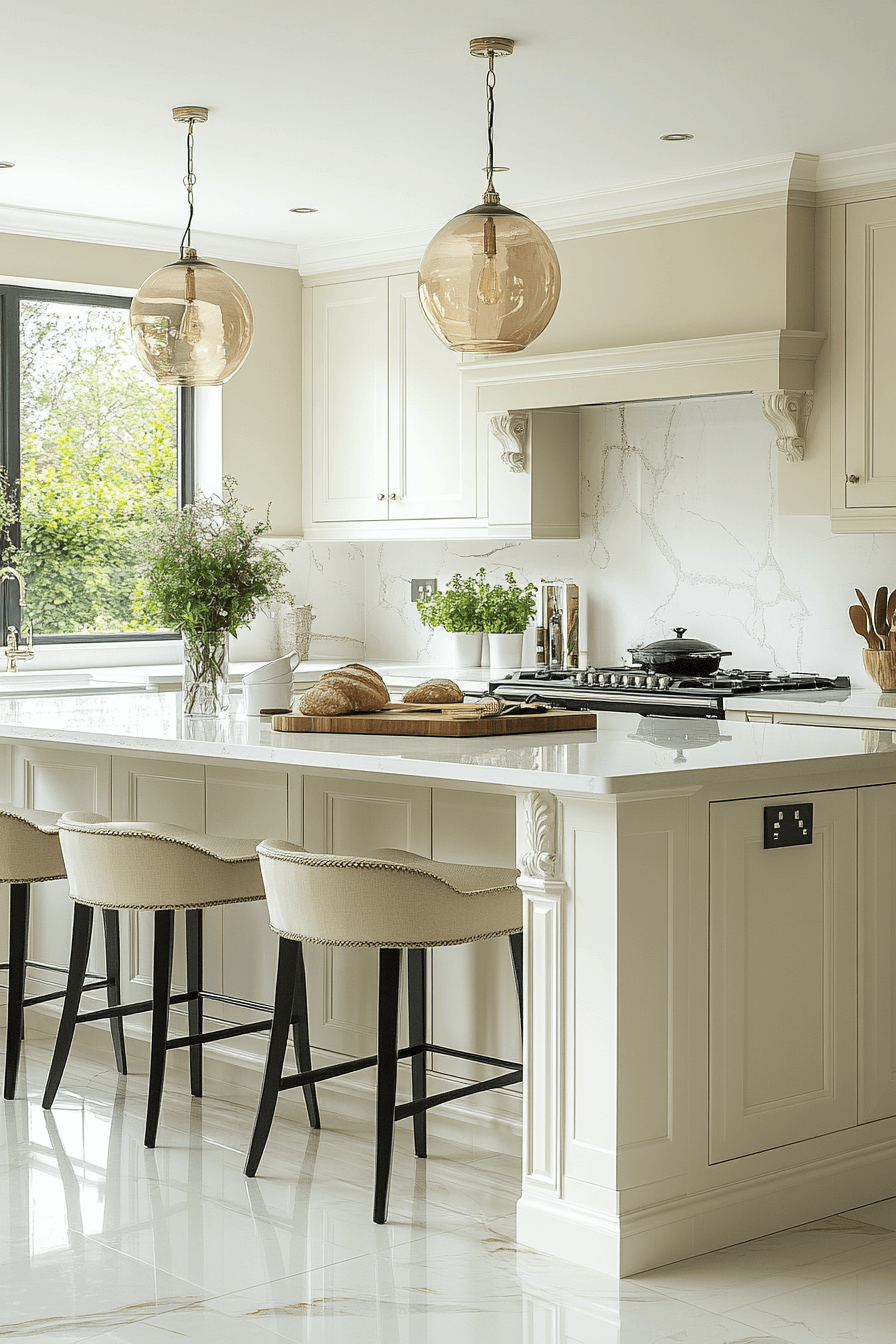 29 Neoclassical Kitchen Inspirations for a Perfectly Elegant Cooking Area 1 neoclassical kitchen