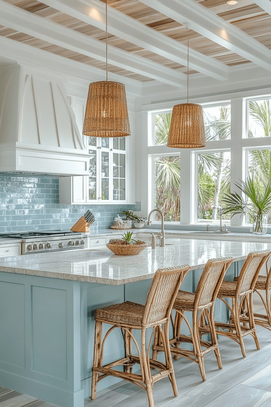 29 Tropical Kitchen Design Upgrades to Brighten Your Cooking Routine 1 tropical kitchen design