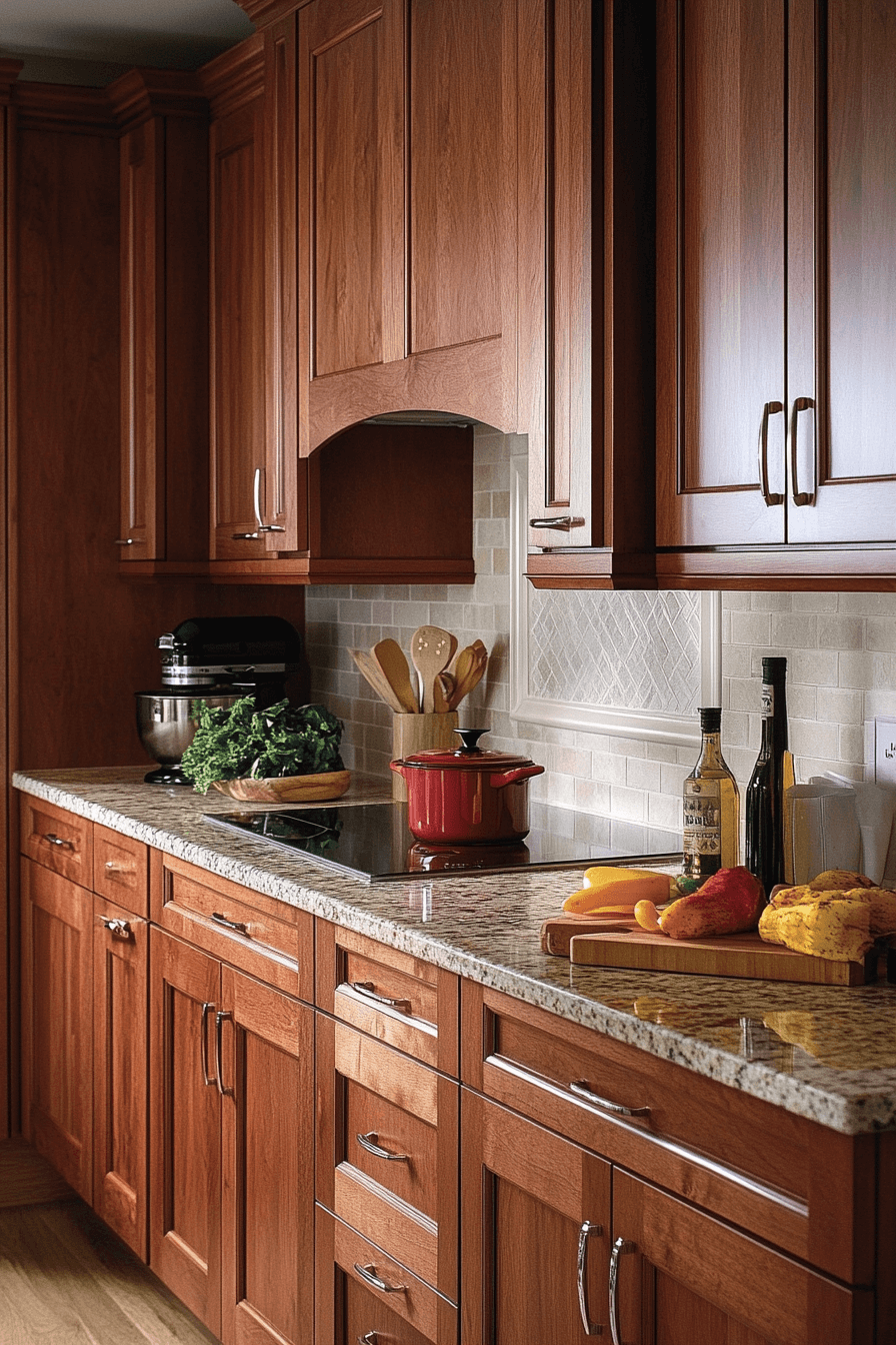 29 Cherry Kitchen Cabinets to Refresh Your Space with Classic Appeal 1 Cherry Kitchen Cabinets