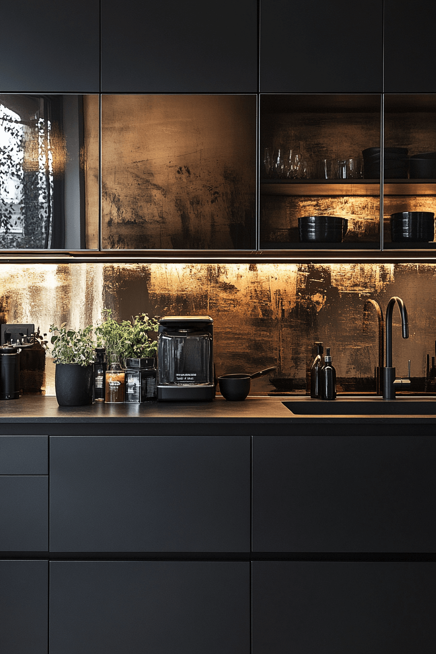 29 Small Moody Kitchen Inspirations That Make Darkness Feel Delightful 1 small moody kitchen