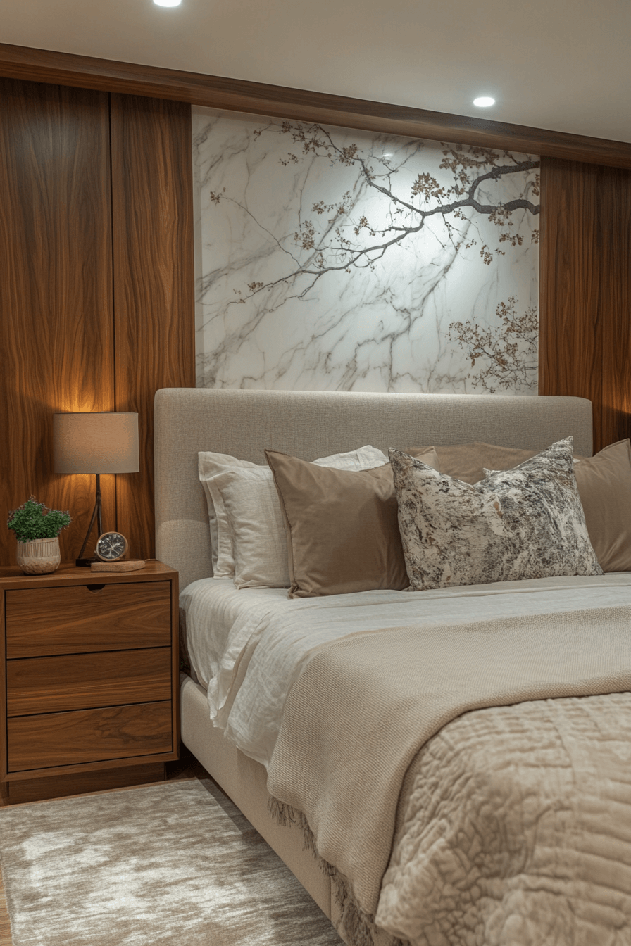 29 Stone Wall Bedroom Designs That Reflect Earthy Charm and Peace 1 Stone Wall Bedroom