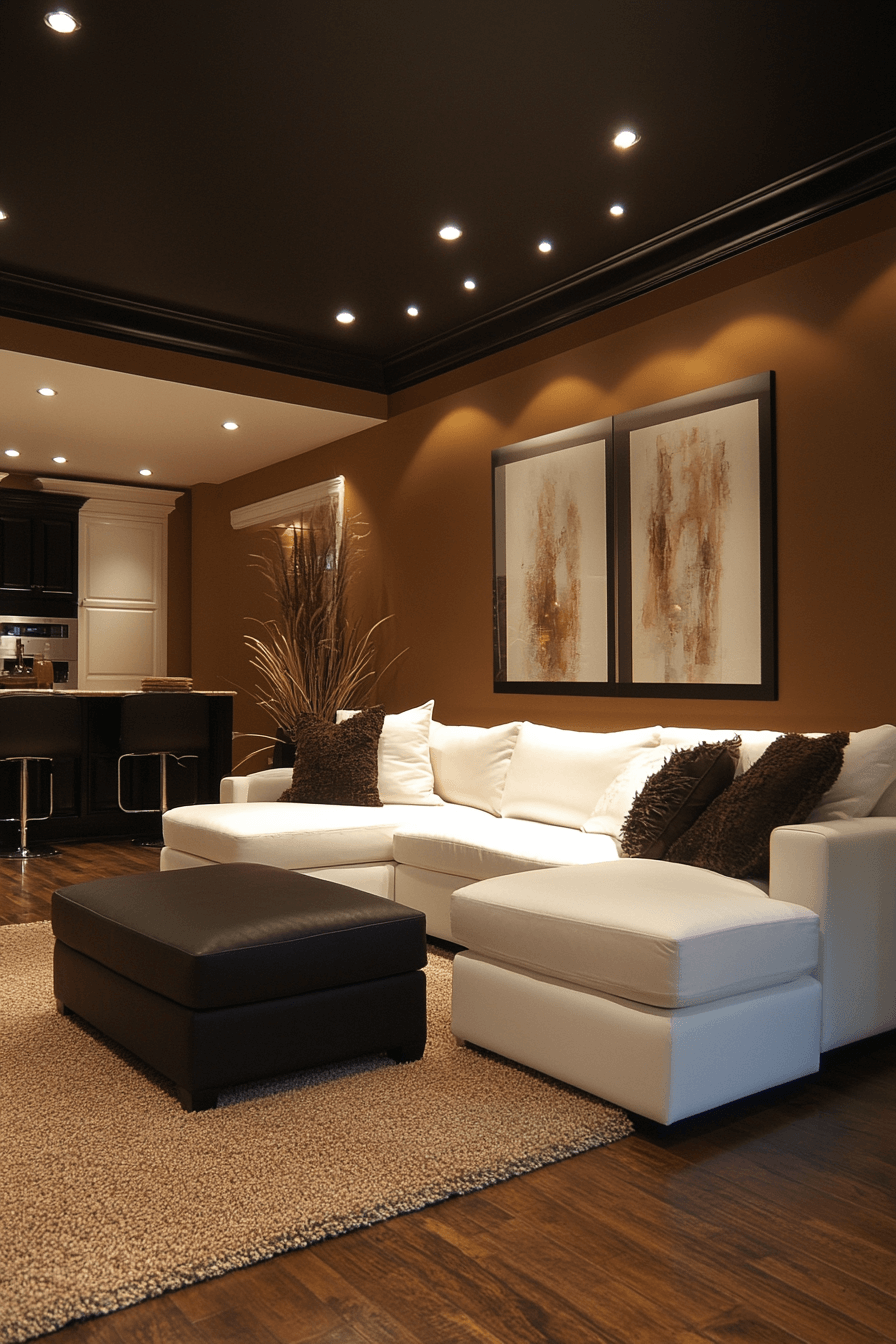29 Brown Living Room Decorating Ideas That Make Neutral Look Stunning 1 brown living room decorating ideas