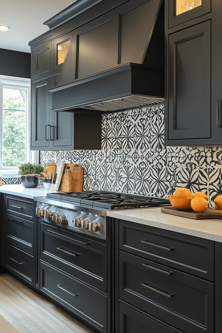 29 Dark Grey Kitchen Cabinets That Turn Simple Spaces Into Showstoppers 10 dark grey kitchen cabinets