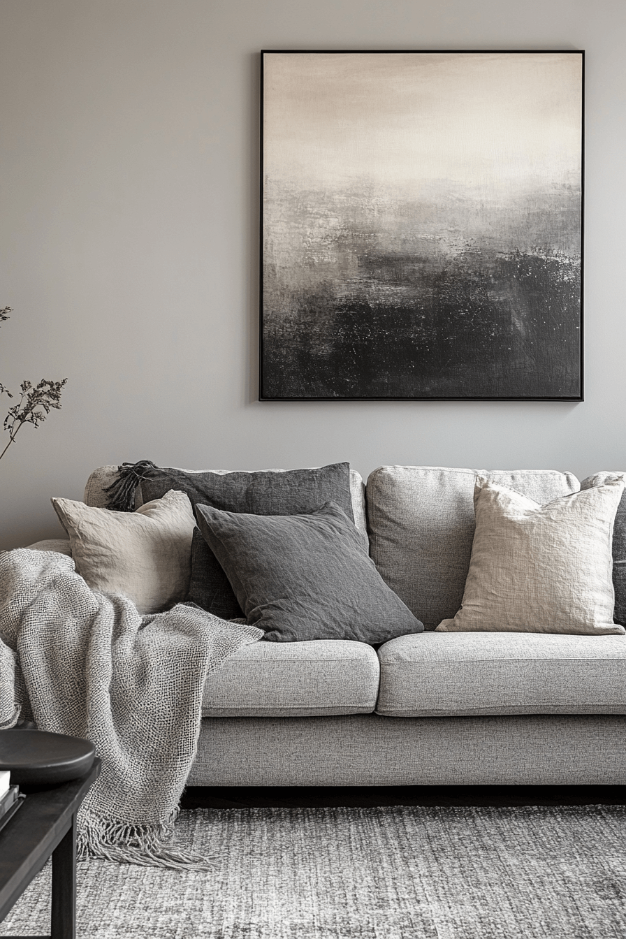 29 Gray Couch Living Room Looks That Never Go Out of Style 10 gray couch living room