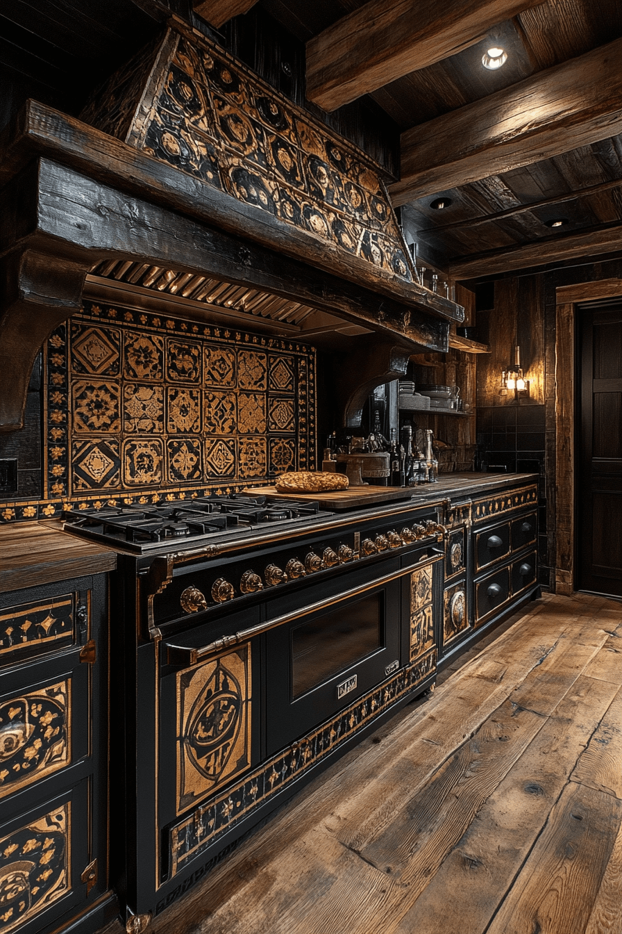 29 Dark Academia Kitchen Designs for Lovers of Literature and Aesthetics 10 dark academia kitchen