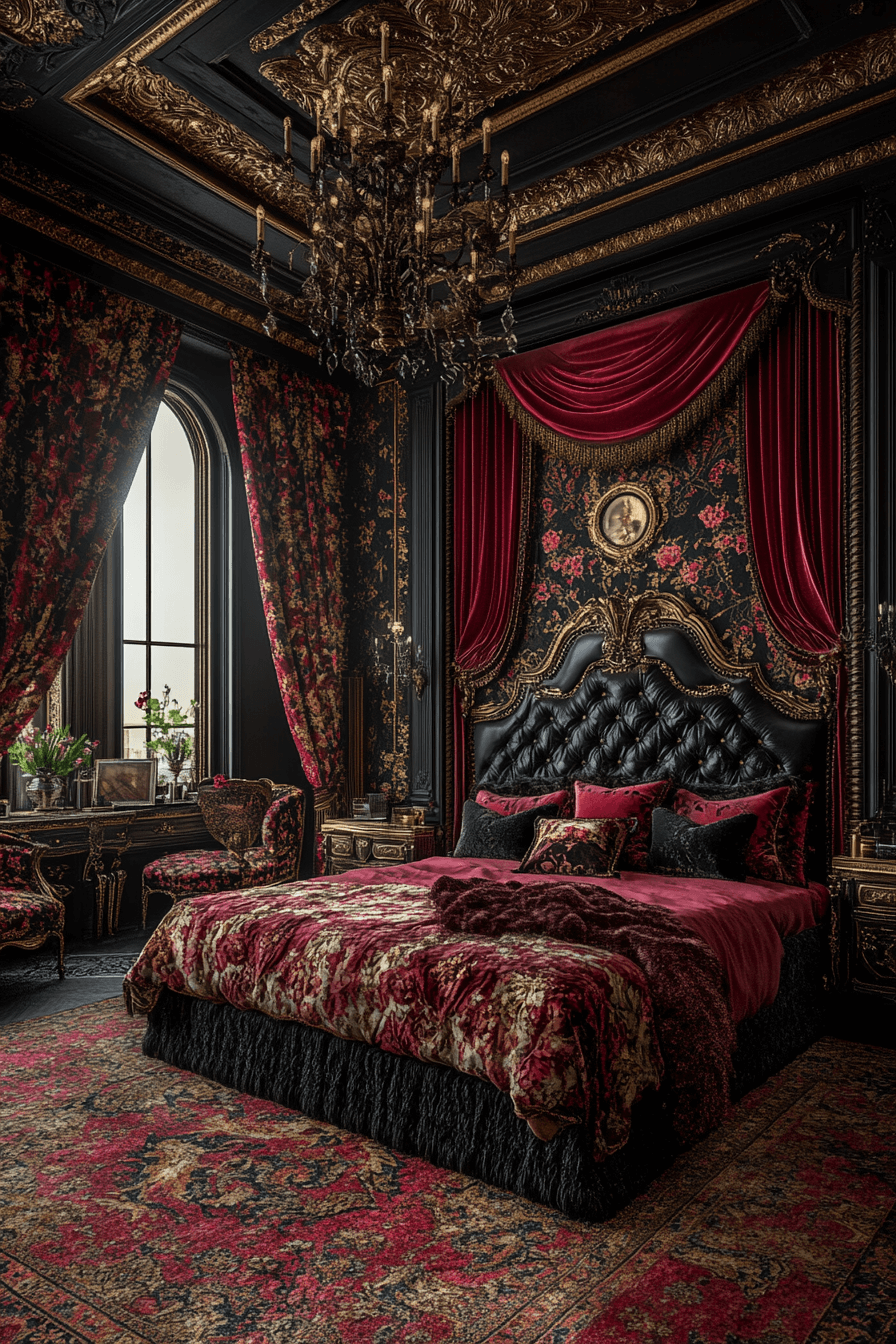 29 Moody Vintage Bedroom Ideas to Add Personality and Comfort to Your Room 10 moody vintage bedroom