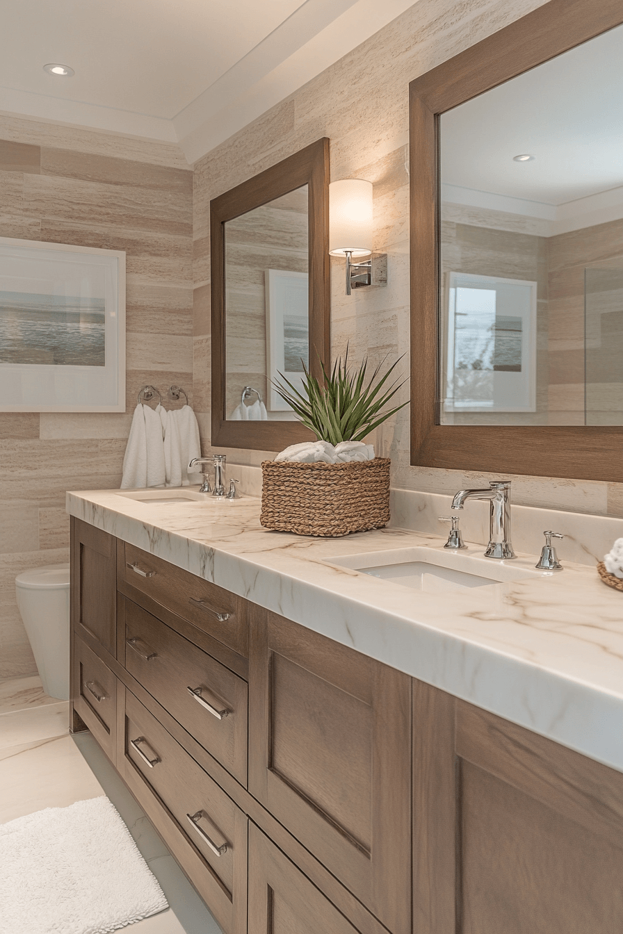 29 Tropical Bathroom Concepts That Embrace Coastal Comfort 10 tropical bathroom