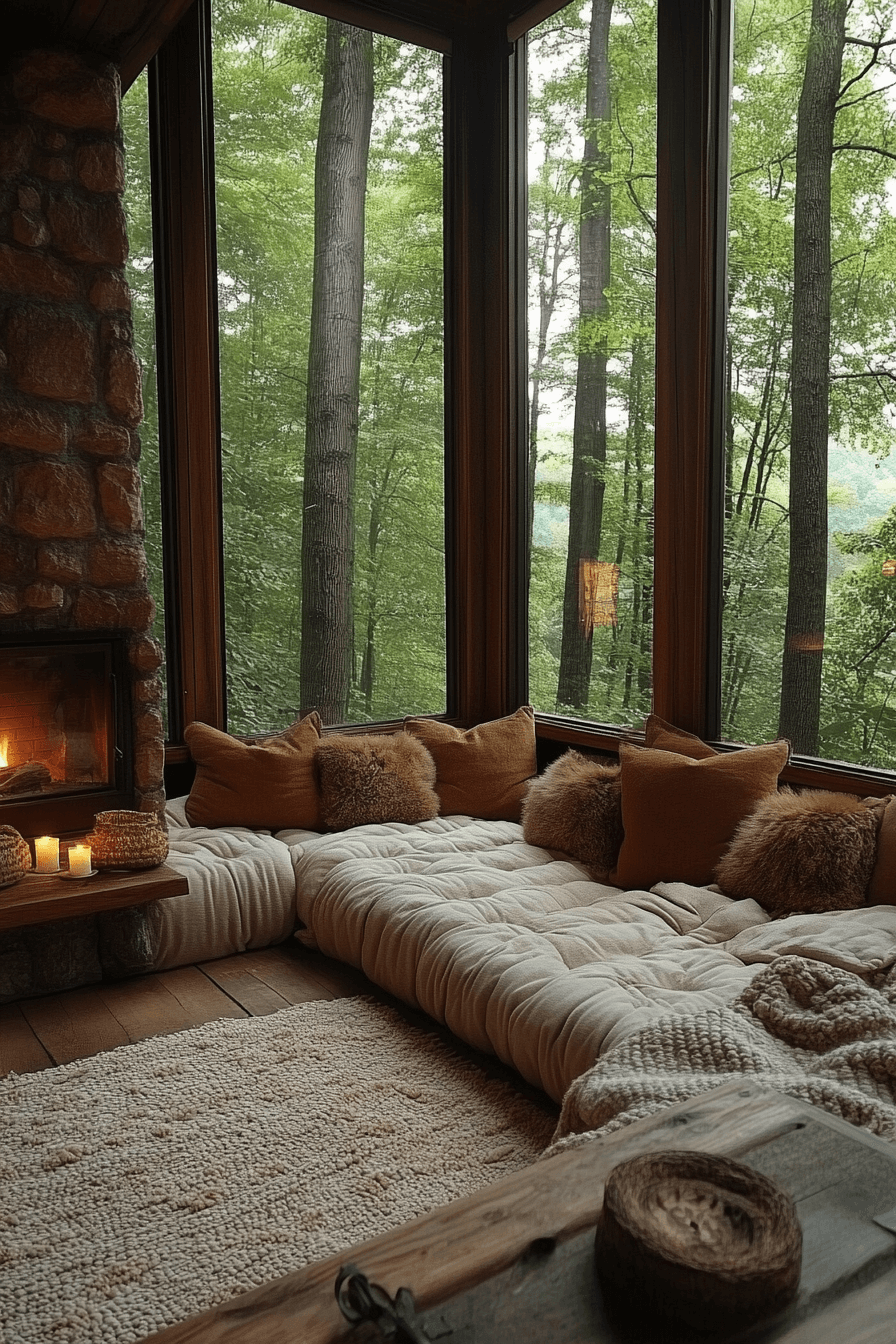 29 Cabin Living Room Ideas to Create the Perfect Escape 10 cabin living room