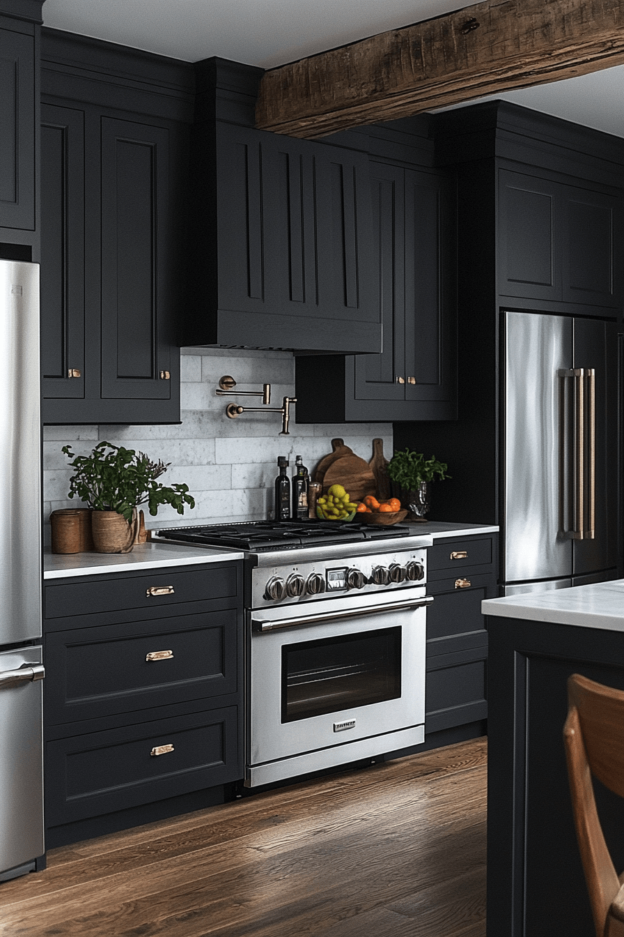 29 Moody Cottage Kitchen Interiors That Radiate Peace and Personality 11 moody cottage kitchen