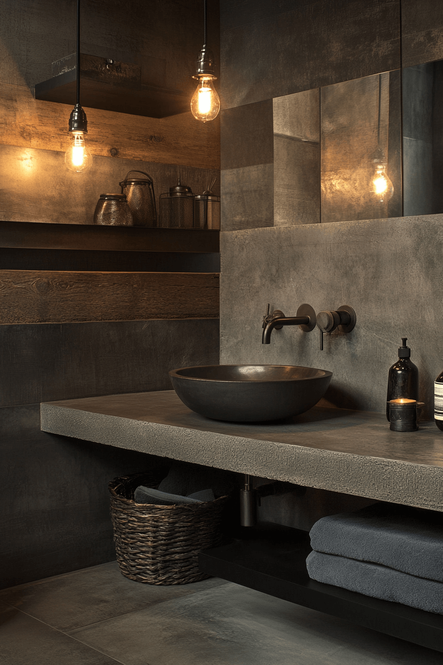 29 Industrial Bathroom Ideas That Turn Raw Details Into Refined Style 11 industrial bathroom ideas