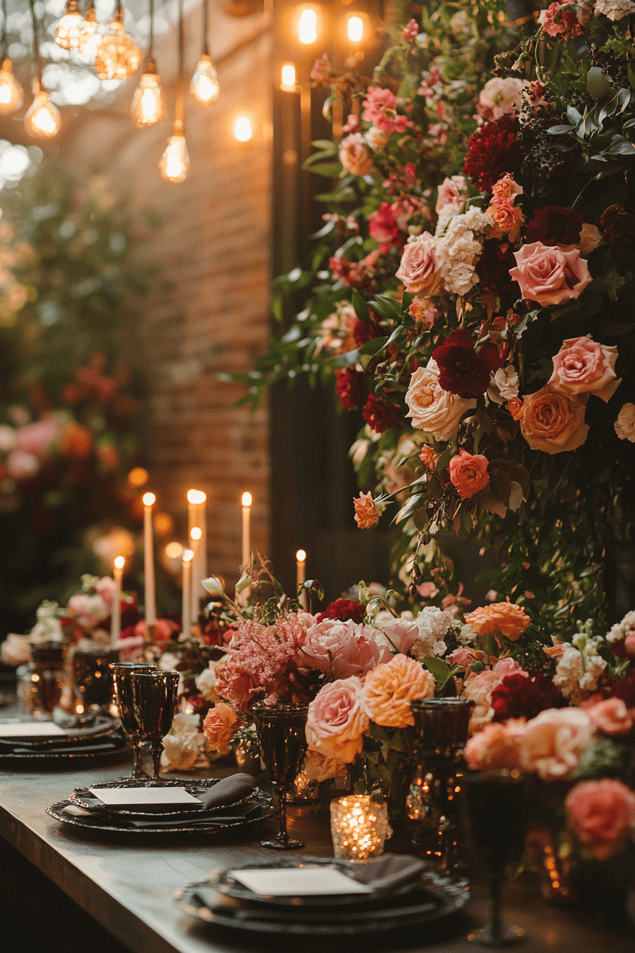 29 Moody Wedding Ideas to Add Romance and Mystery to Your Special Day 11 moody wedding