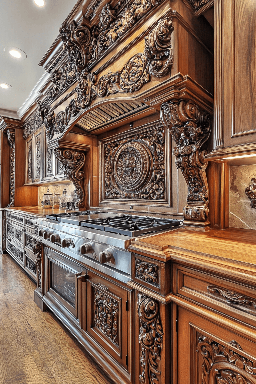 29 Walnut Kitchen Cabinets That Exude Understated Luxury 11 Walnut Kitchen Cabinets