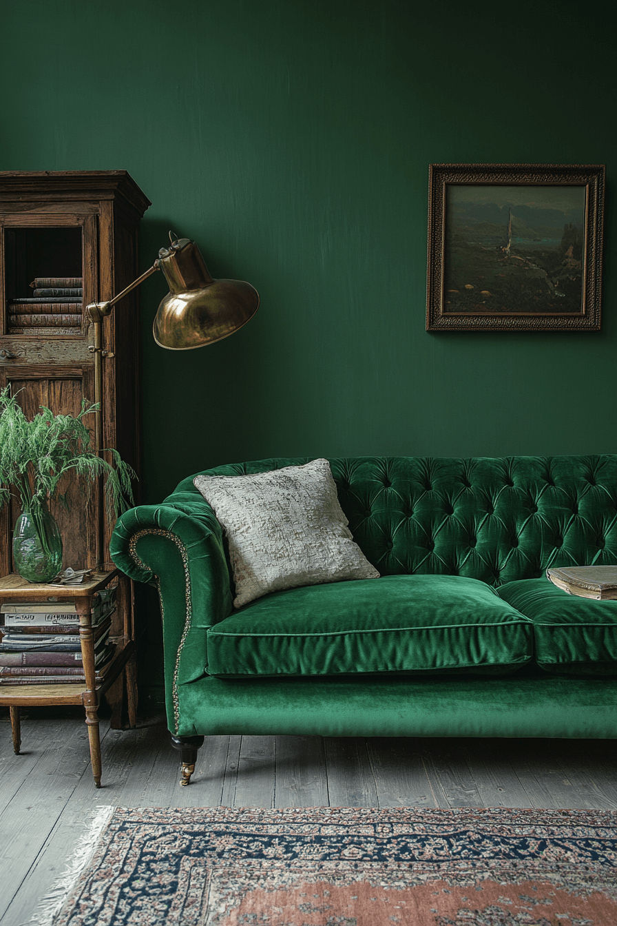 29 Moody Vintage Living Room Designs to Bring Vintage Charm into Contemporary Living 11 moody vintage living room